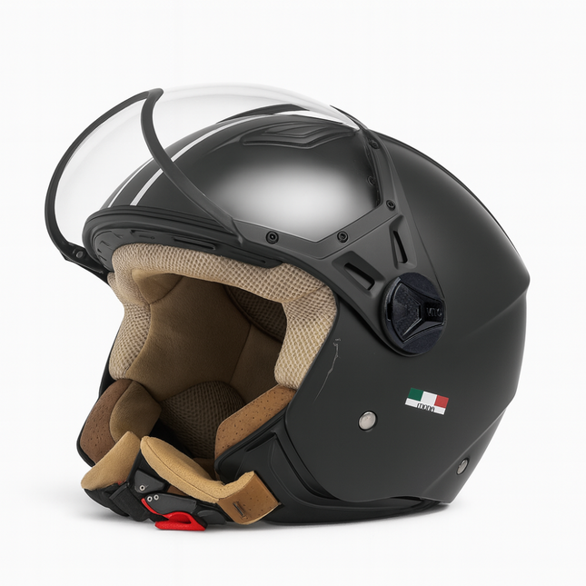 Helmet vito jet moda mat black