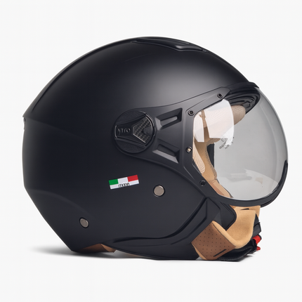 Helmet vito jet moda mat black