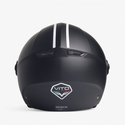 Helmet vito jet moda mat black