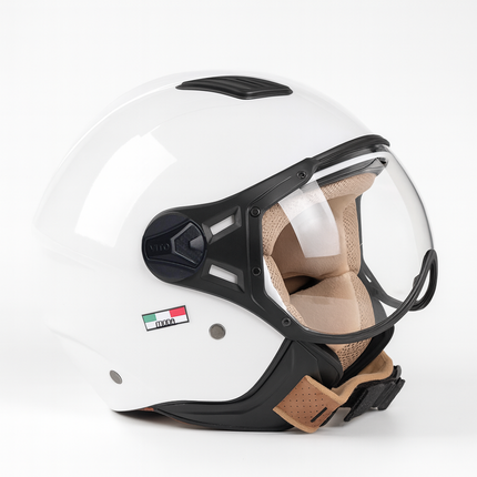 Helmet vito jet moda gloss white