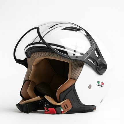 Helmet vito jet moda gloss white