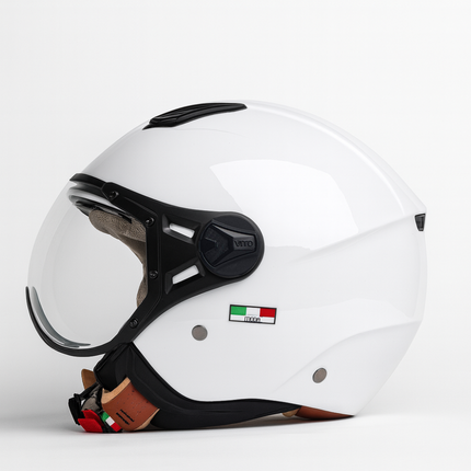 Helmet vito jet moda gloss white