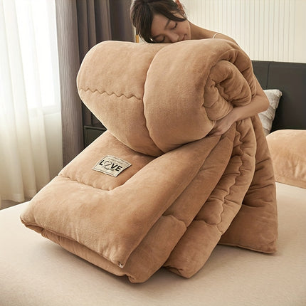 UNICORN Ultra-Soft Double-Sided Chenille Plush Blanket Rose Blue Gray khaki