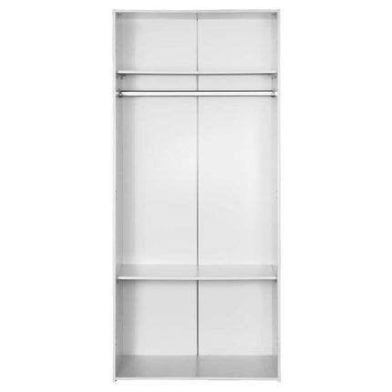 UNICORN Wardrobe basic white Width 77.6 cm Depth 49.5 cm Height 175.4 cm