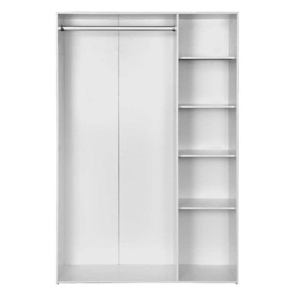 UNICORN Wardrobe basic white Width 97 cm Depth 50 cm Height 175 cm