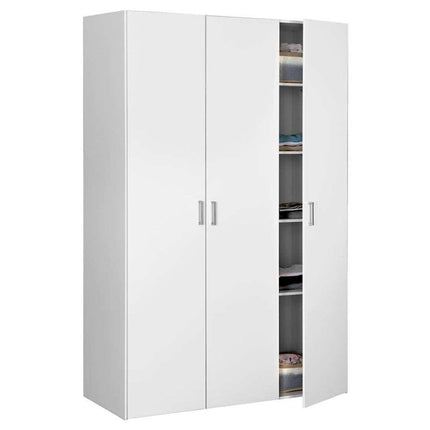 UNICORN Wardrobe basic white Width 97 cm Depth 50 cm Height 175 cm