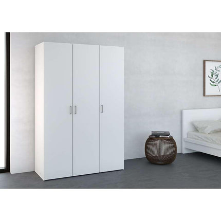 UNICORN Wardrobe basic white Width 97 cm Depth 50 cm Height 175 cm