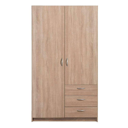 UNICORN Wardrobe oak brown Width 97 cm Depth 50 cm Height 175 cm