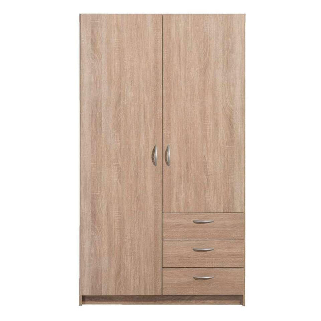 UNICORN Wardrobe oak brown Width 97 cm Depth 50 cm Height 175 cm
