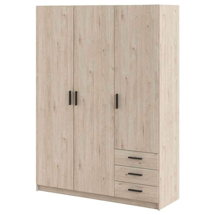 UNICORN Wardrobe modern anthracite dark gray white oak brown Width 57.8 cm Depth 49.8 cm Height 200.4 cm