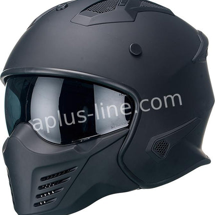 Scooter bromfiets zomerhelm jet helm vito bruzano roof boxer maten xs s m l xl xxl | Scooterhelm