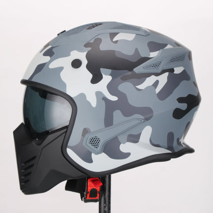 Scooter bromfiets zomerhelm jet helm vito bruzano roof boxer maten xs s m l xl xxl | Scooterhelm