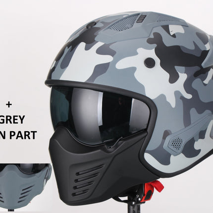 Scooter bromfiets zomerhelm jet helm vito bruzano roof boxer maten xs s m l xl xxl | Scooterhelm