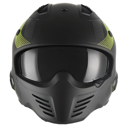 UNICORN Vito Bruzano helmet, matte black and fluorescent (net price)