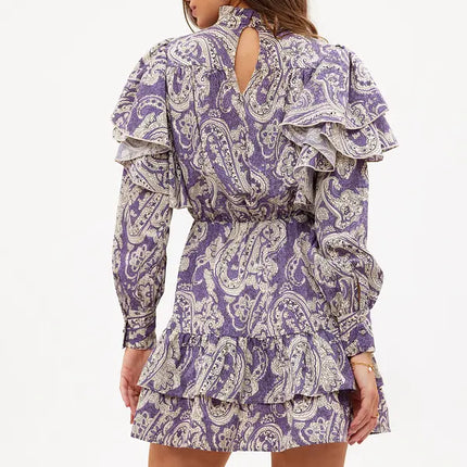UNICORN Women's dress white purple xs s m l