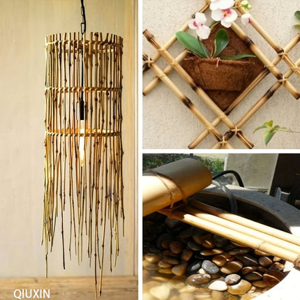 UNICORN Heavy Duty Natural Bamboo Plant Stakes Extra Long 50cm Garden Supports