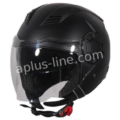 Scooter bromfiets zomerhelm jet helm vito isola roof boxer maten xs s m l xxl | Scooterhelm