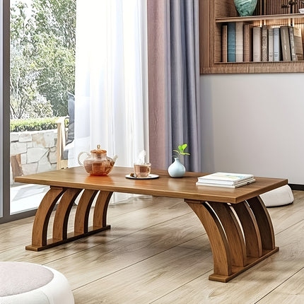 UNICORN Arch-Leg Foldable Solid Wood Tatami Low Table