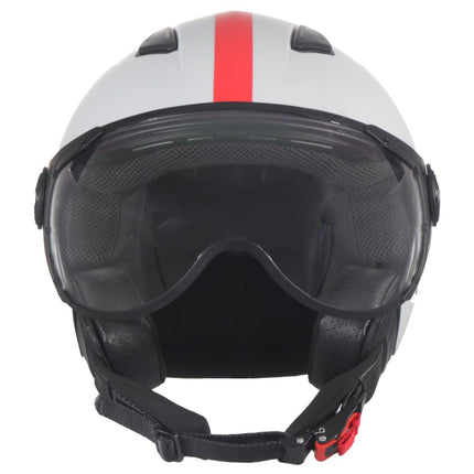 Helmet vito jet moda white/black