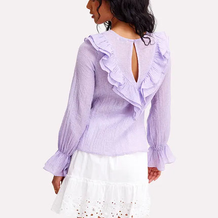 UNICORN Women's blouse black white orange red lilac xs s m l