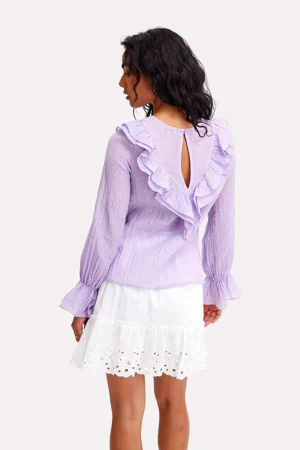 UNICORN Women's blouse black white orange red lilac xs s m l