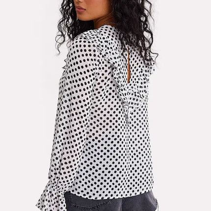 UNICORN Women's blouse black white orange red lilac xs s m l