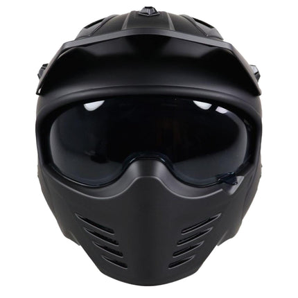 UNICORN Helmet vito jet bruzano mat black + peak