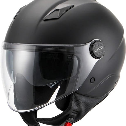 UNICORN Helmet Vito Jet Sarenta - Matte Black