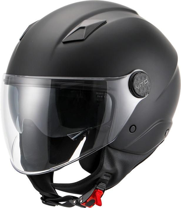 UNICORN Helmet Vito Jet Sarenta - Matte Black