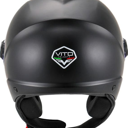 UNICORN Helmet Vito Jet Sarenta - Matte Black