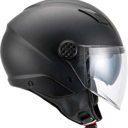 UNICORN Helmet Vito Jet Sarenta - Matte Black