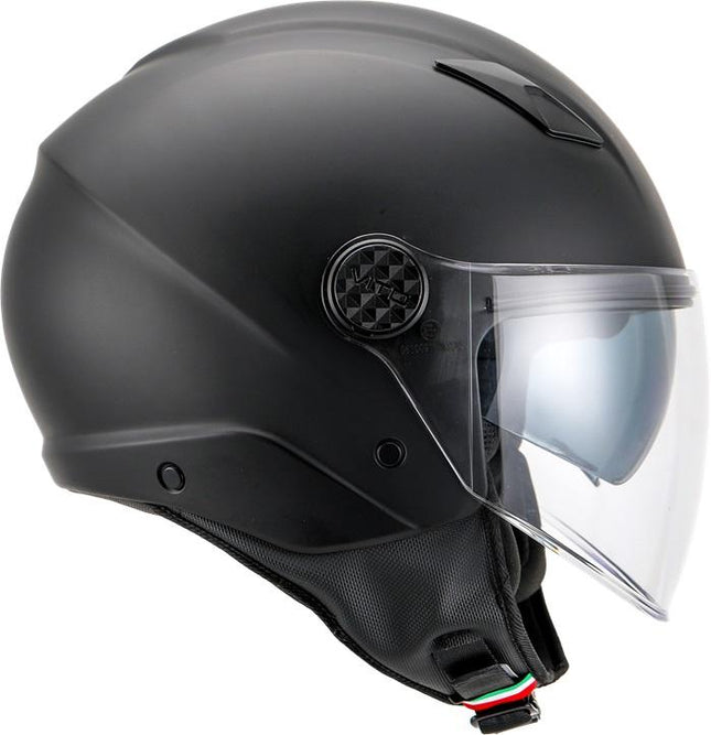 UNICORN Helmet Vito Jet Sarenta - Matte Black