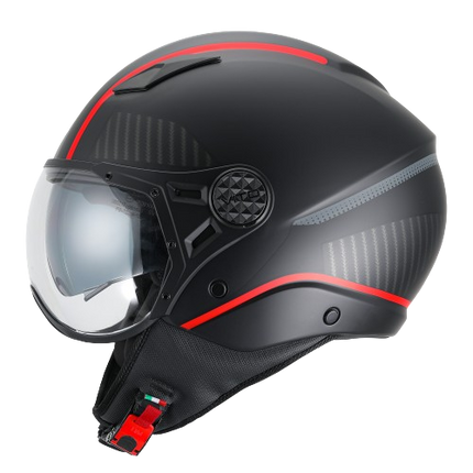 UNICORN Helmet vito jet lavori black/deco