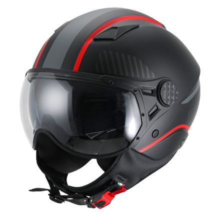 UNICORN Helmet vito jet lavori black/deco