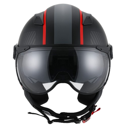 UNICORN Helmet vito jet lavori black/deco