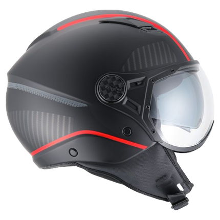 UNICORN Helmet vito jet lavori black/deco