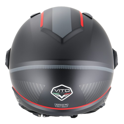 UNICORN Helmet vito jet lavori black/deco