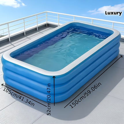 UNICORN Large Luxury Inflatable Swimming Pool Three-layer Structure for Indoor outdoor