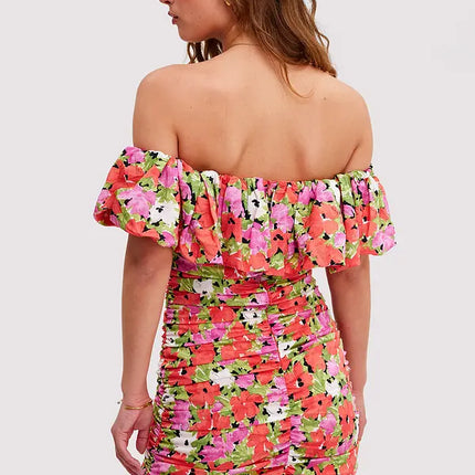 UNICORN Women's dress red floral xxs xs s m l