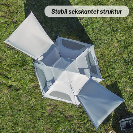 UNICORN Camping Hexagonal Tents, Automatic Quick Opening