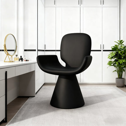 UNICORN 360 rotating dressing chair, Nordic modern living room single chair Black White