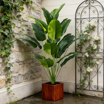 UNICORN Large Artificial Banana Tree Plant Elegant Green for Modern Home Decor