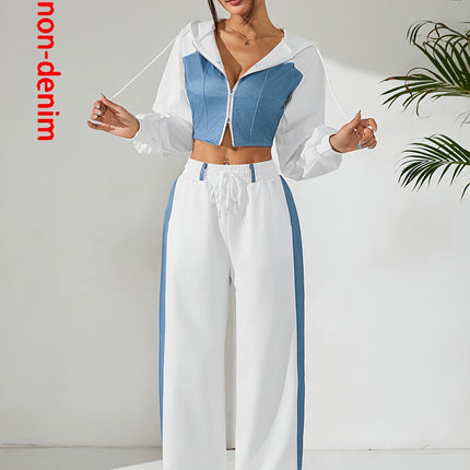 UNICORN Women'S Suit Featuring a Two-Piece Set with Contrasting Colors xs s m l xl