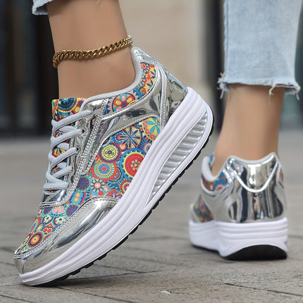 UNICORN Women'S Glossy Bohemian Style Outdoor Sports Casual Shoes