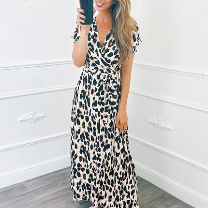 UNICORN Women's dress leopard print beige s m l xl