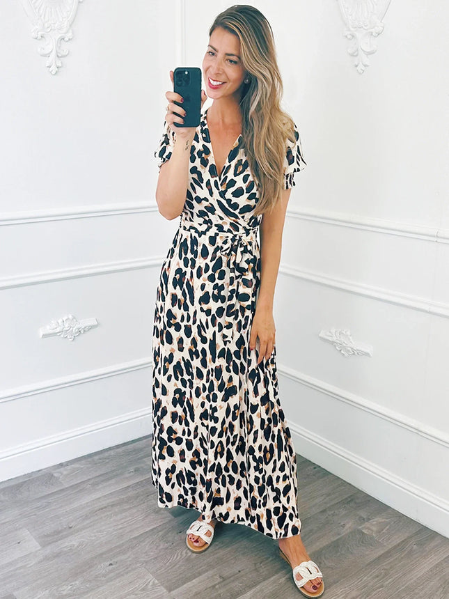 UNICORN Women's dress leopard print beige s m l xl