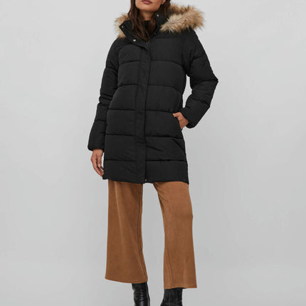 UNICORN Women's parka jacket brown tiger print black 34 36 38 40 42 44