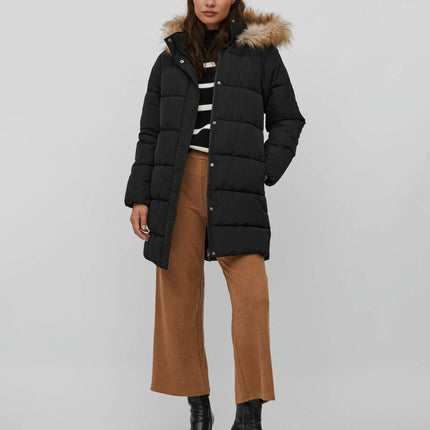 UNICORN Women's parka jacket brown tiger print black 34 36 38 40 42 44