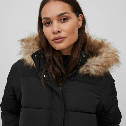 UNICORN Women's parka jacket brown tiger print black 34 36 38 40 42 44