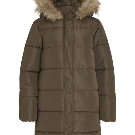 UNICORN Women's parka jacket brown tiger print black 34 36 38 40 42 44